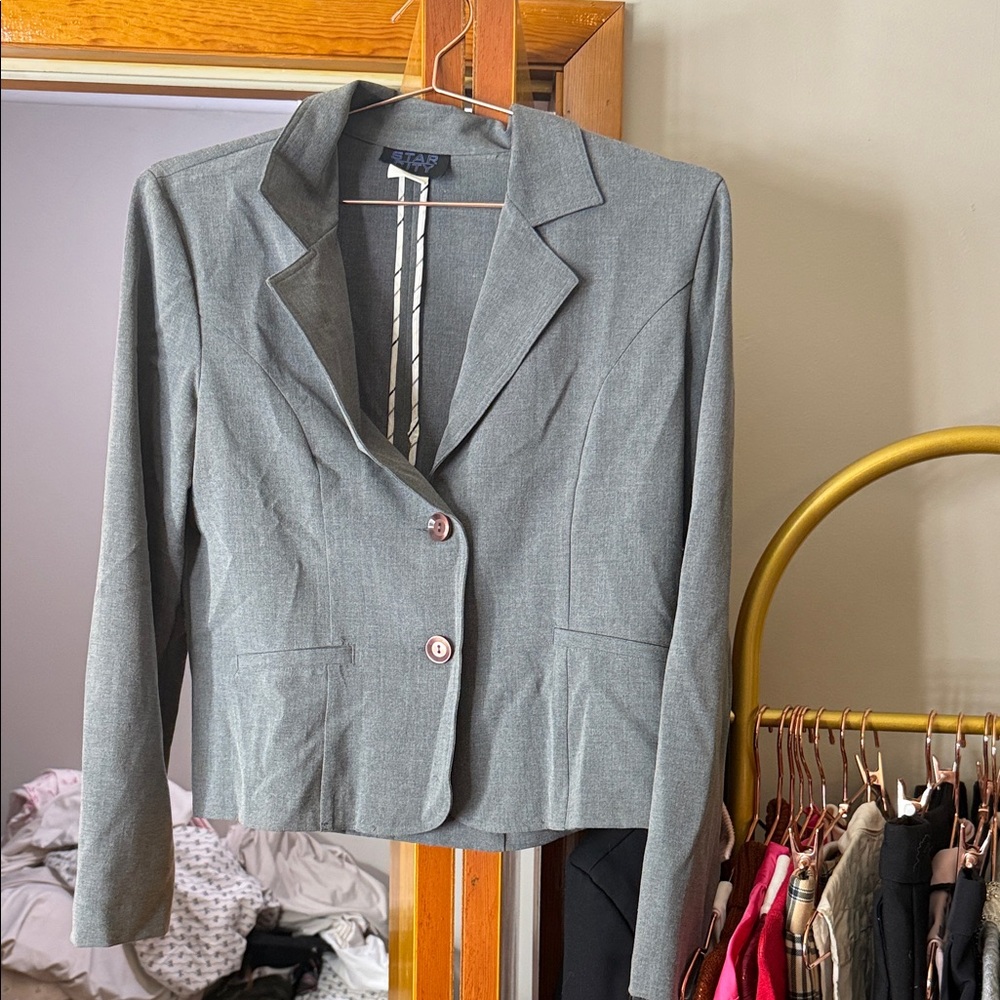 Gray Women's Blazer